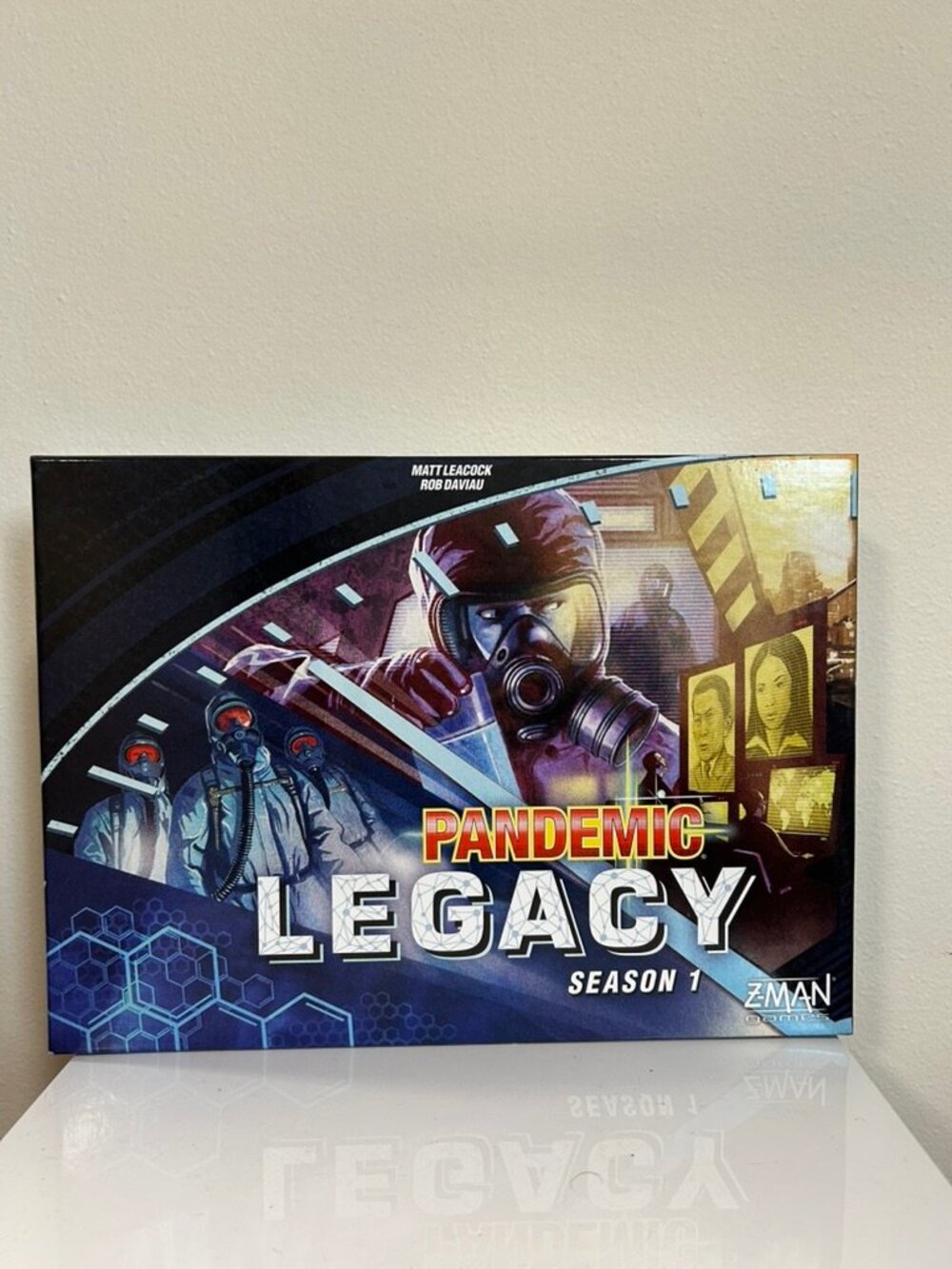 Pandemic Legacy: Season 1 Z-Man Games Board Game Open Box Unplayed Unused